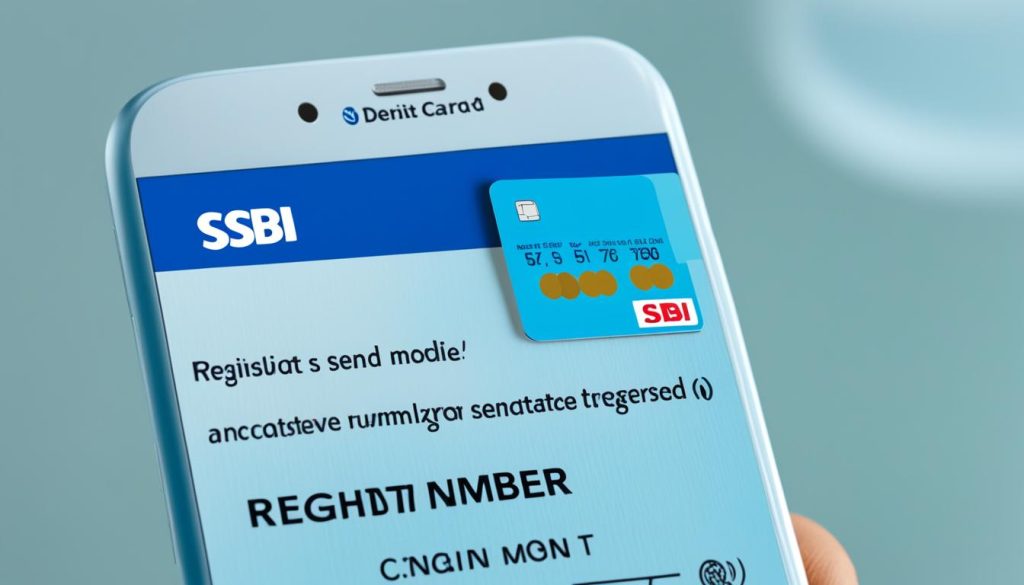 sbi debit card activation through sms